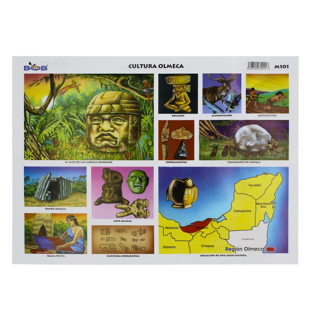 MONOGRAFIA BOB C/25 101 CULTURA OLMECA