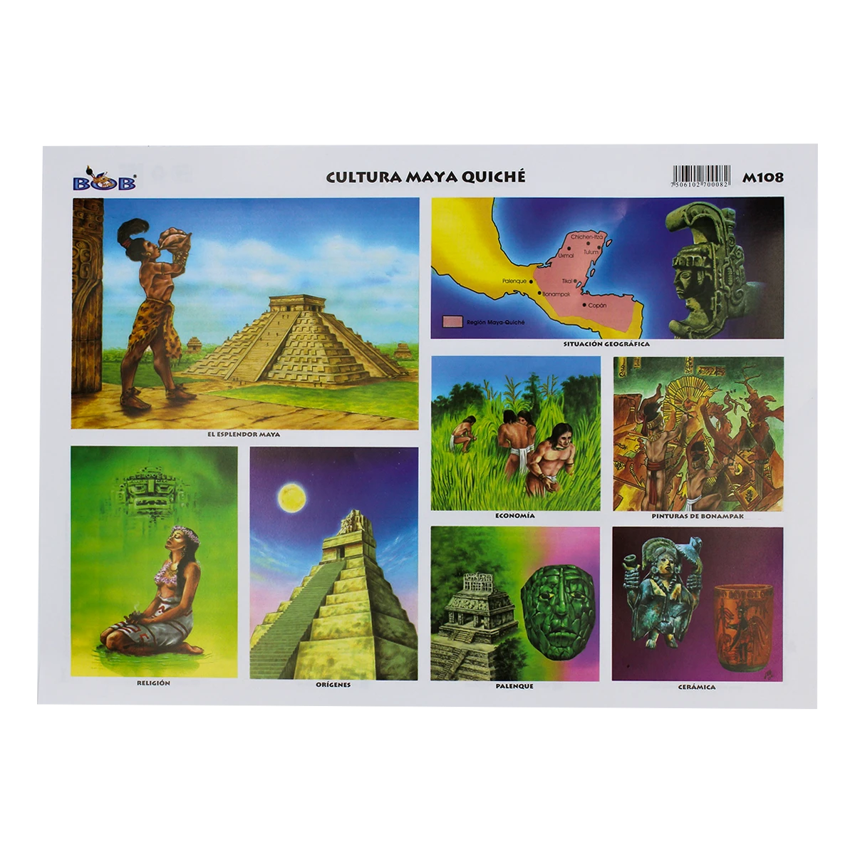 MONOGRAFIA BOB C/25 108 CULTURA MAYA QUICHE