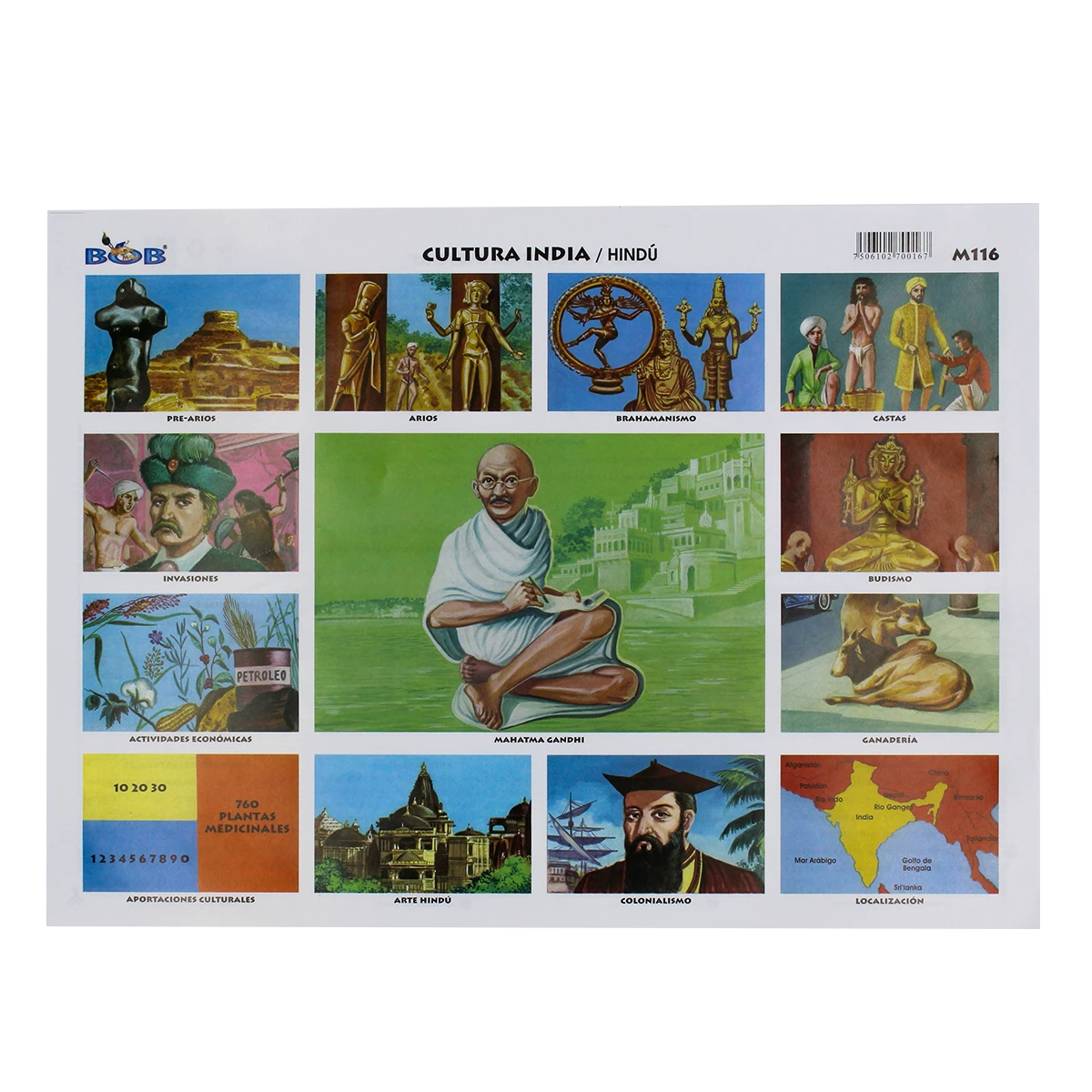 MONOGRAFIA BOB C/25 116 CULTURA INDIA (HINDU)