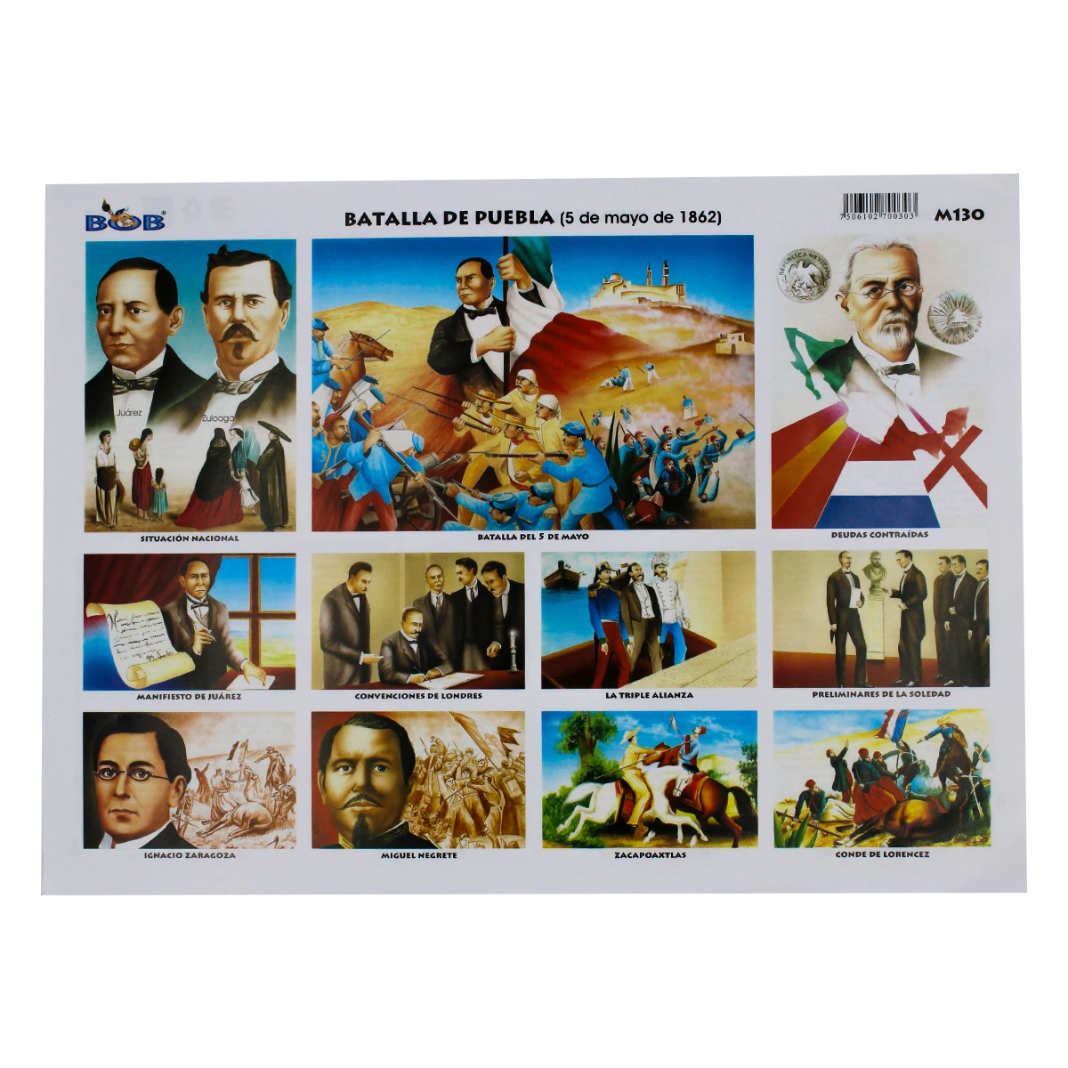MONOGRAFIA BOB C/25 130 BATALLA DE PUEBLA (5 MAYO 1862)
