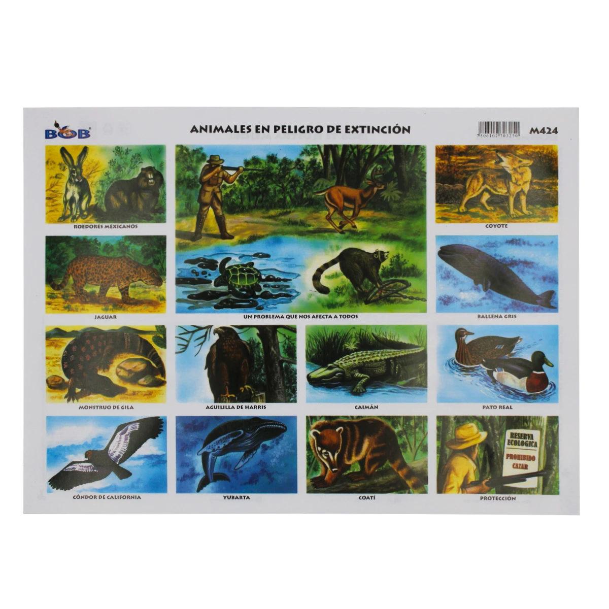 MONOGRAFIA BOB C/25 424 ANIMALES EN PELIGRO DE EXTINCION