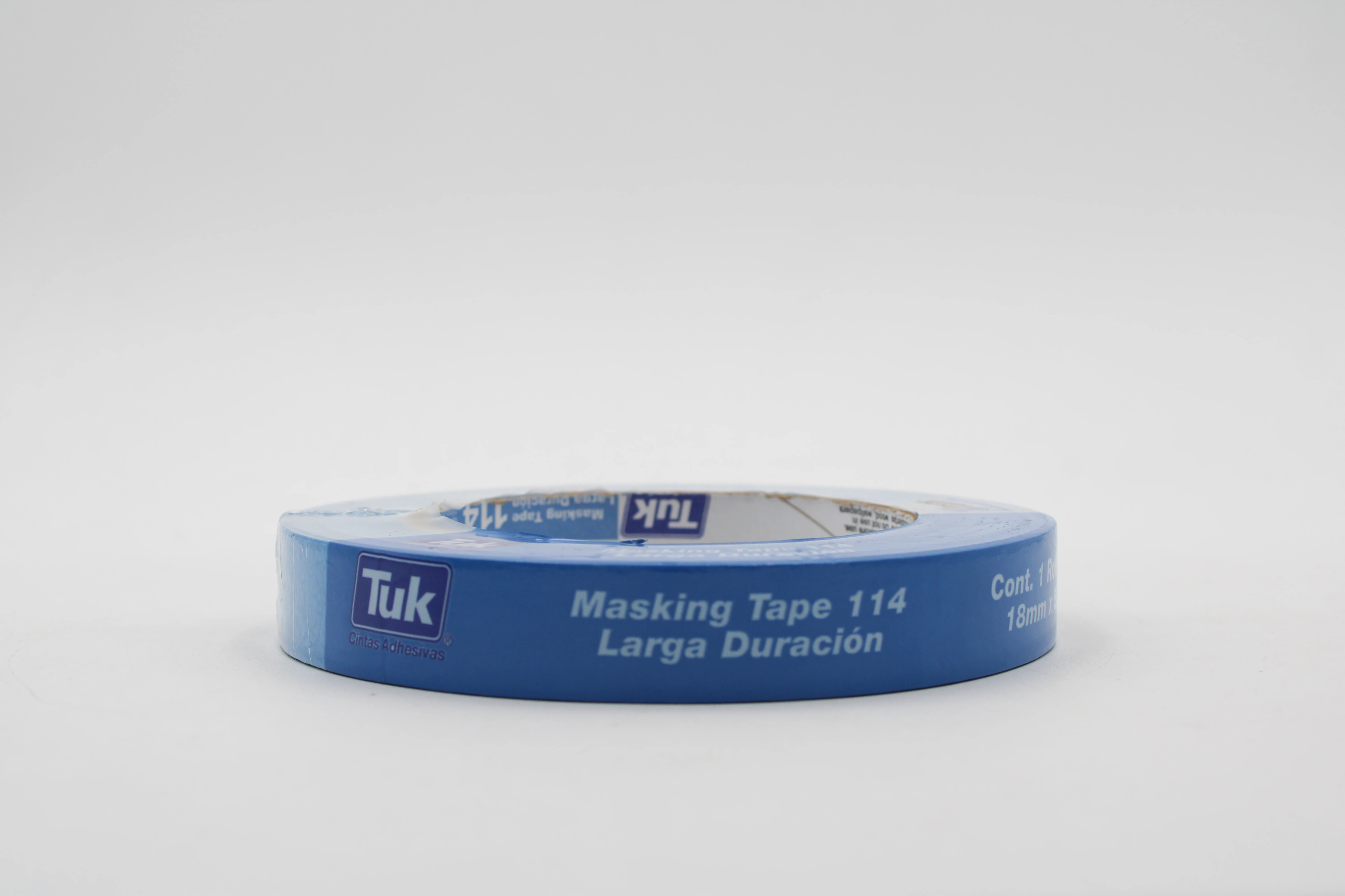 CINTA MASKING TAPE 114 18MM  X 50MTS PROFESIONAL AZUL