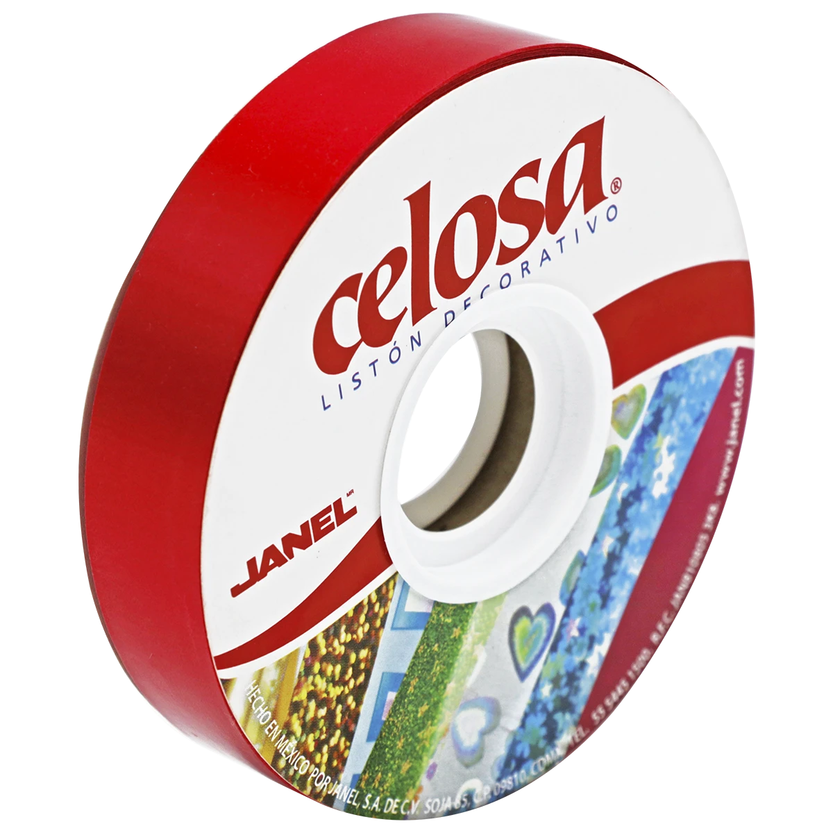 LISTON CELOSA 019 LISO NO. 5 02 ROJO