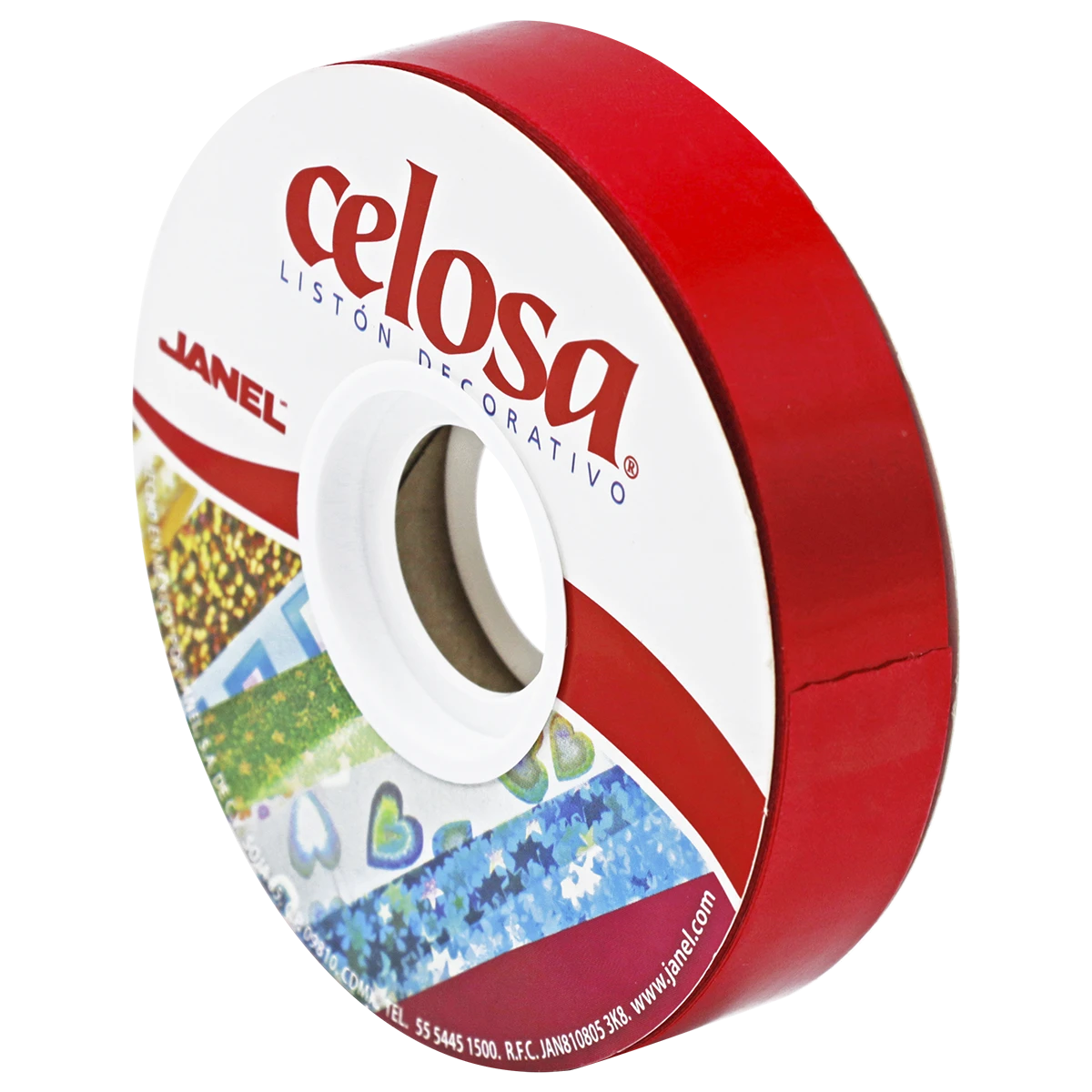 LISTON CELOSA 019 LISO NO. 5 02 ROJO