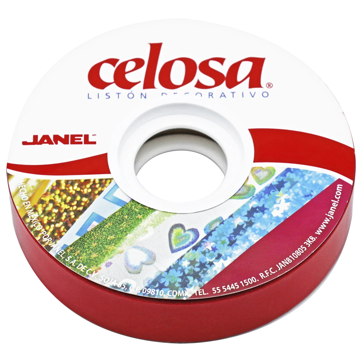 LISTON CELOSA 019 LISO NO. 5 02 ROJO