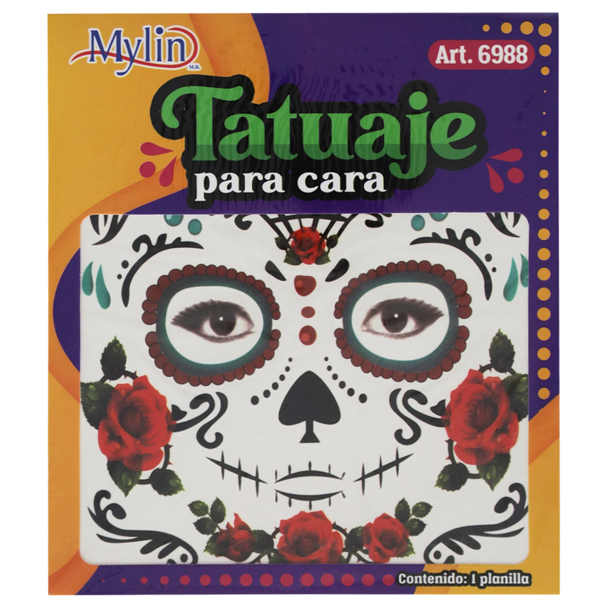 TATUAJE PARA CARA 6988-E