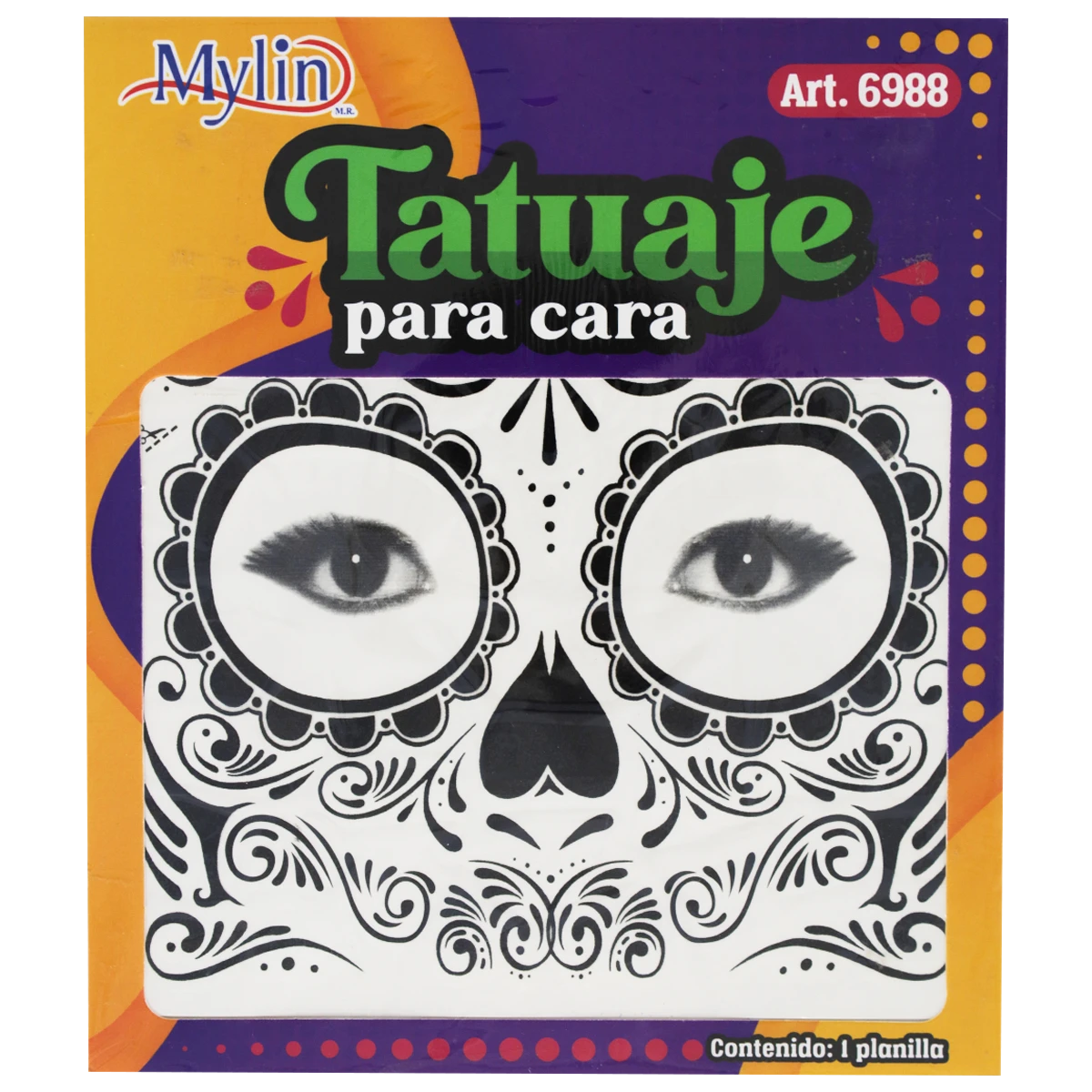 TATUAJE PARA CARA 6988-F