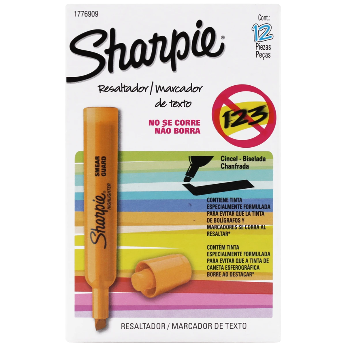 MARCATEXTOS SHARPIE NARANJA