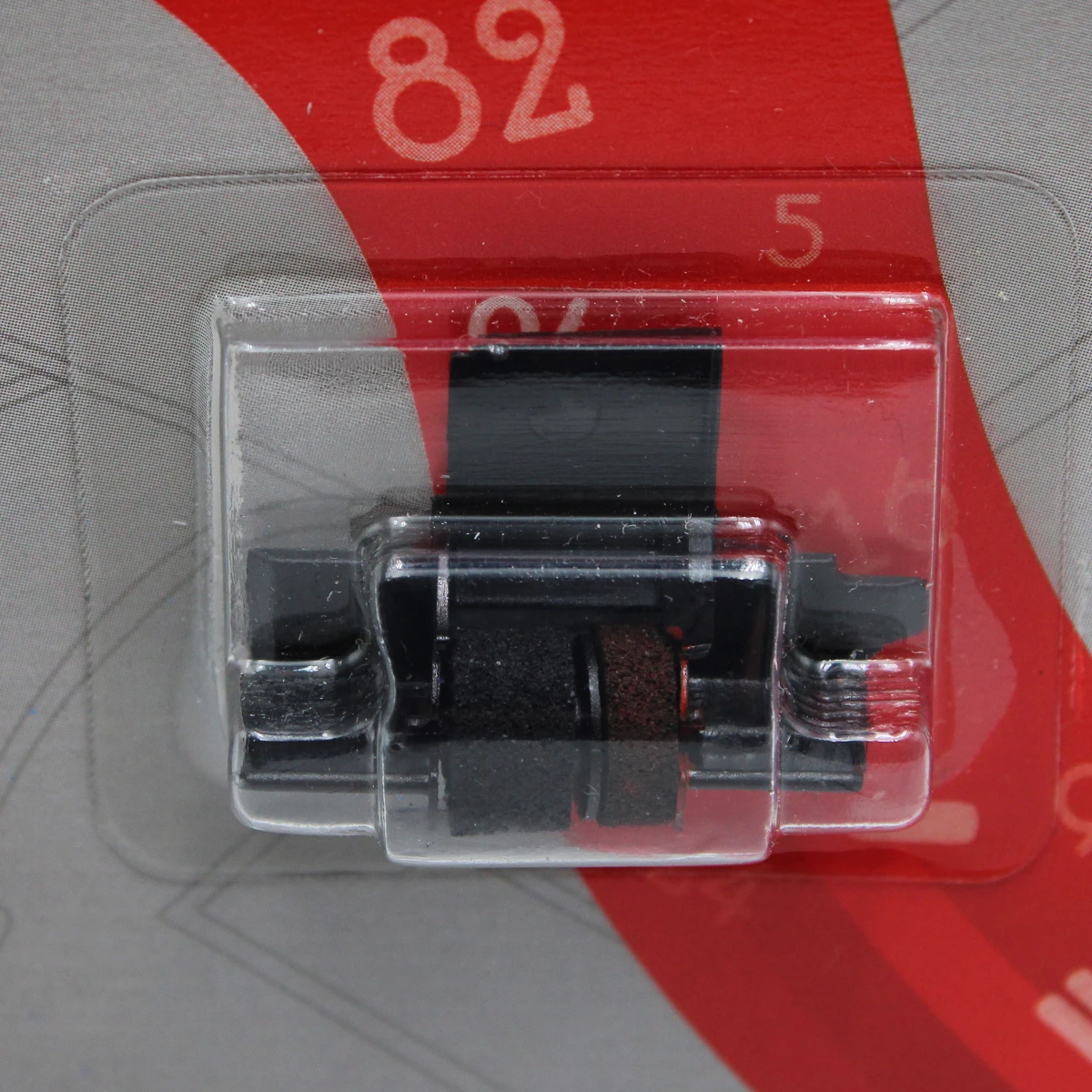 RODILLO ENTINTADOR NEGRO/ROJO IR42