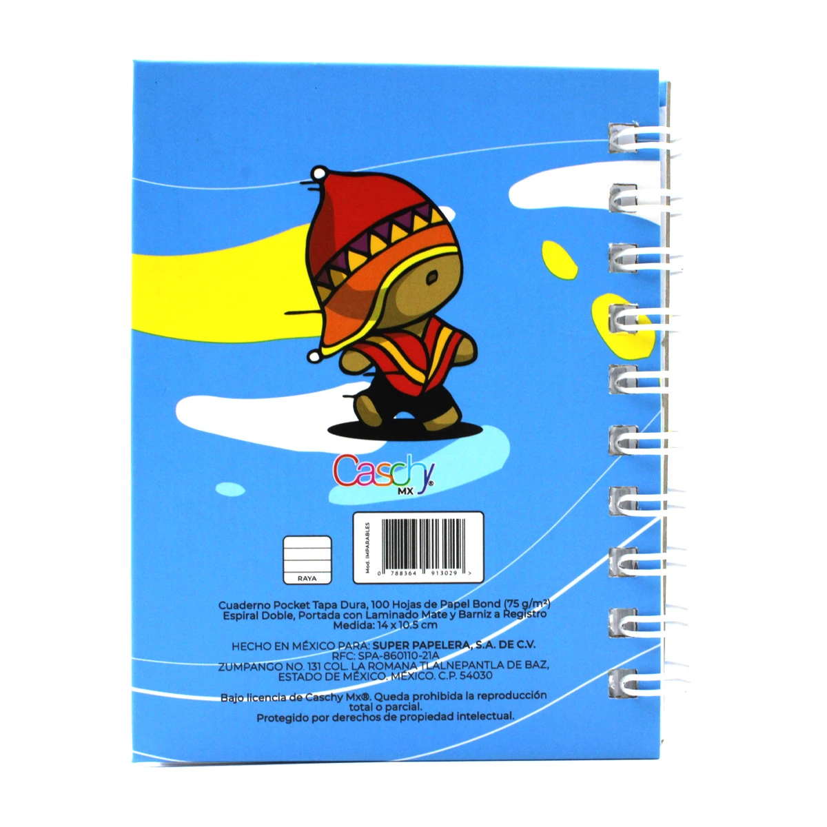 CUADERNO POCKET 100HJS TAPA DURA IMPARABLES RAYA