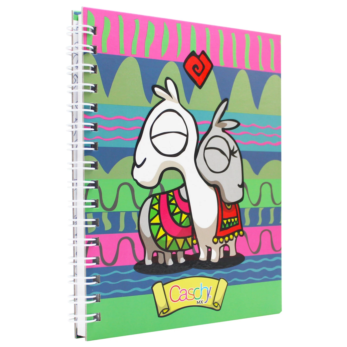 CUADERNO FRANCES 100HJS TAPA DURA ENAMORADOS RAYA
