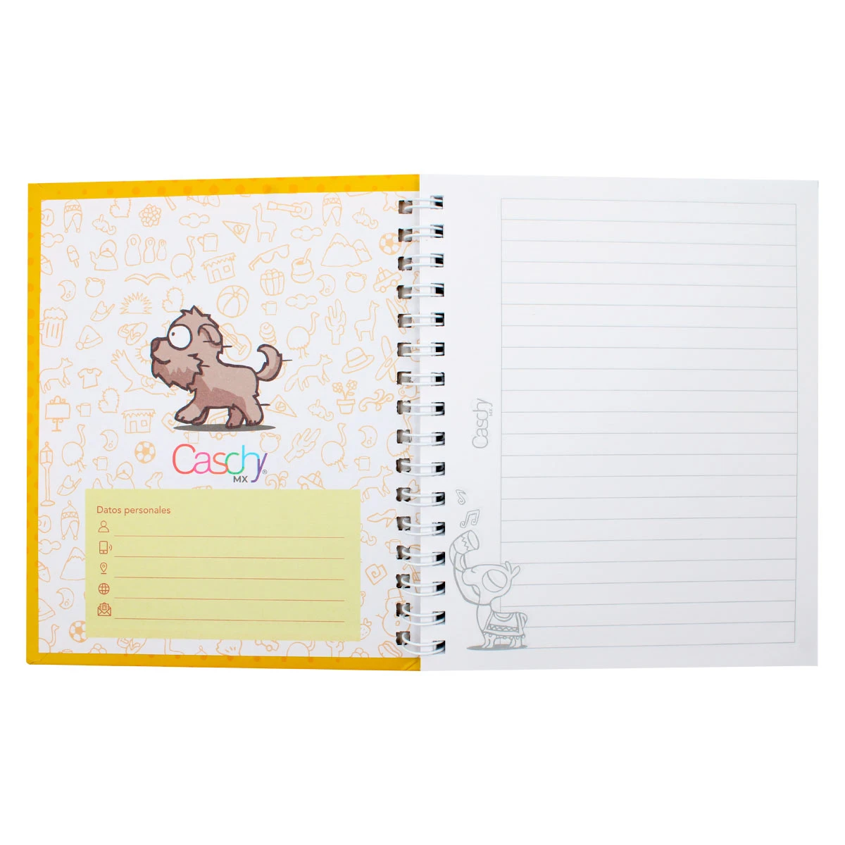 CUADERNO FRANCES 100HJS TAPA DURA MELOMANO RAYA