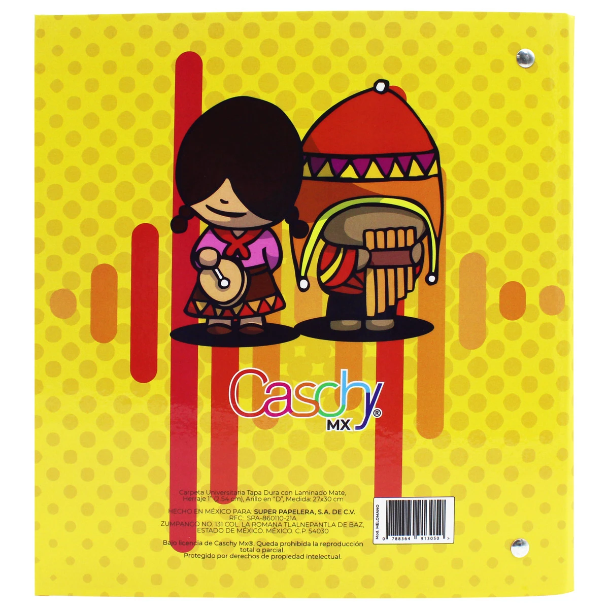 CARPETA CARTA 1" SIN HOJAS 7051 MELOMANO