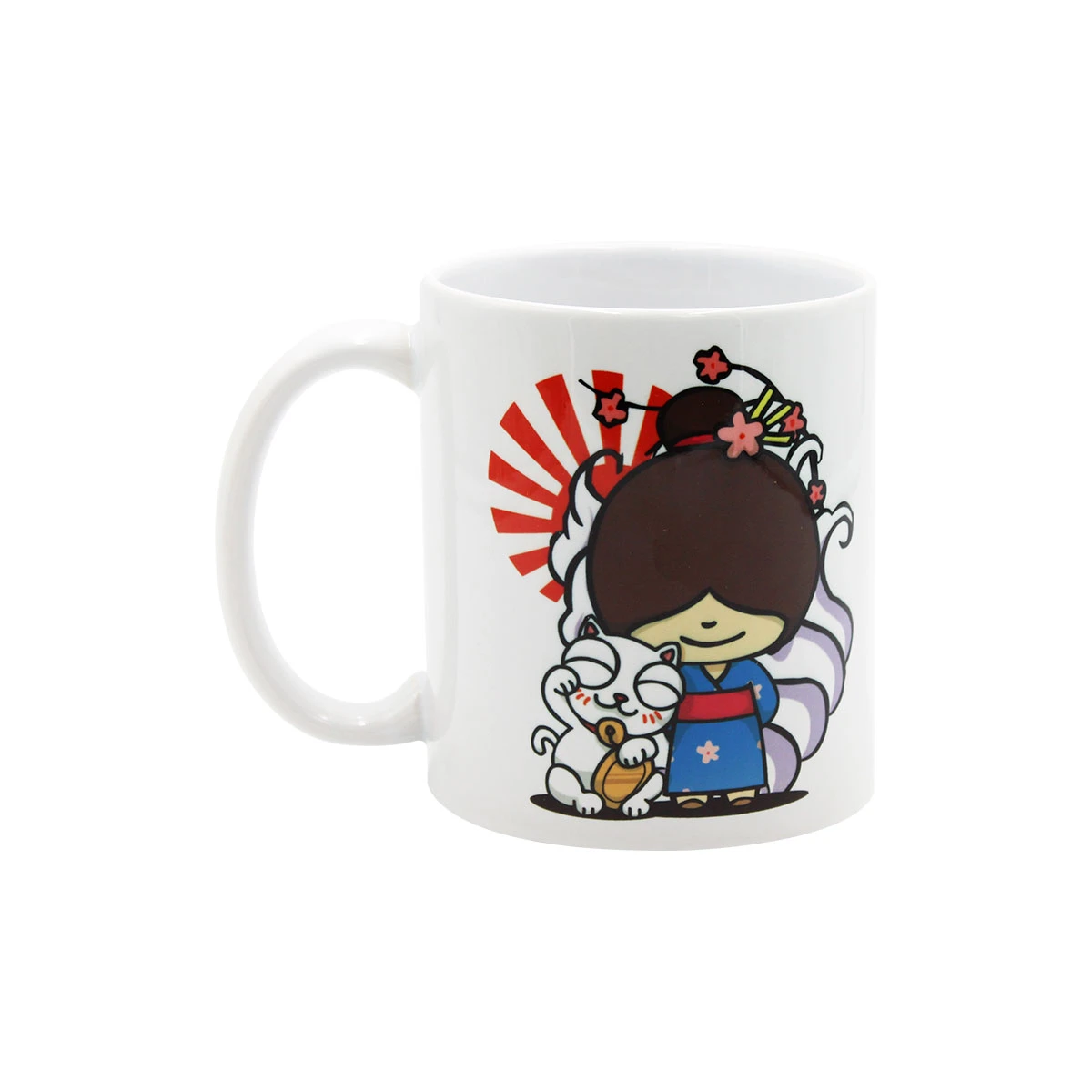 TAZA BLANCA DE CERAMICA 11OZ JAPON