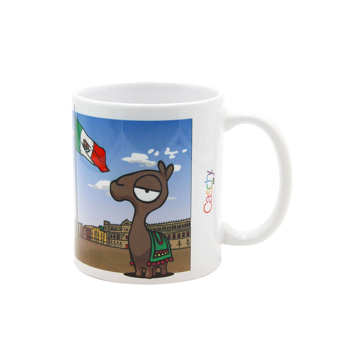 TAZA BLANCA DE CERAMICA 11OZ ZOCAUTO