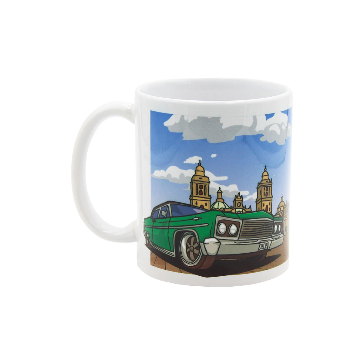 TAZA BLANCA DE CERAMICA 11OZ ZOCAUTO