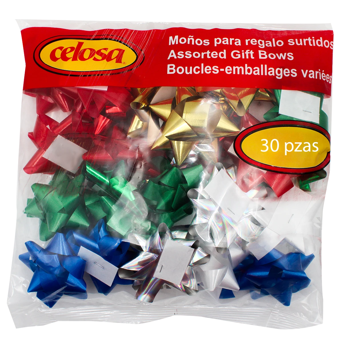 MOÑO ESTRELLA CHICO C/30 SURTIDO METALICO