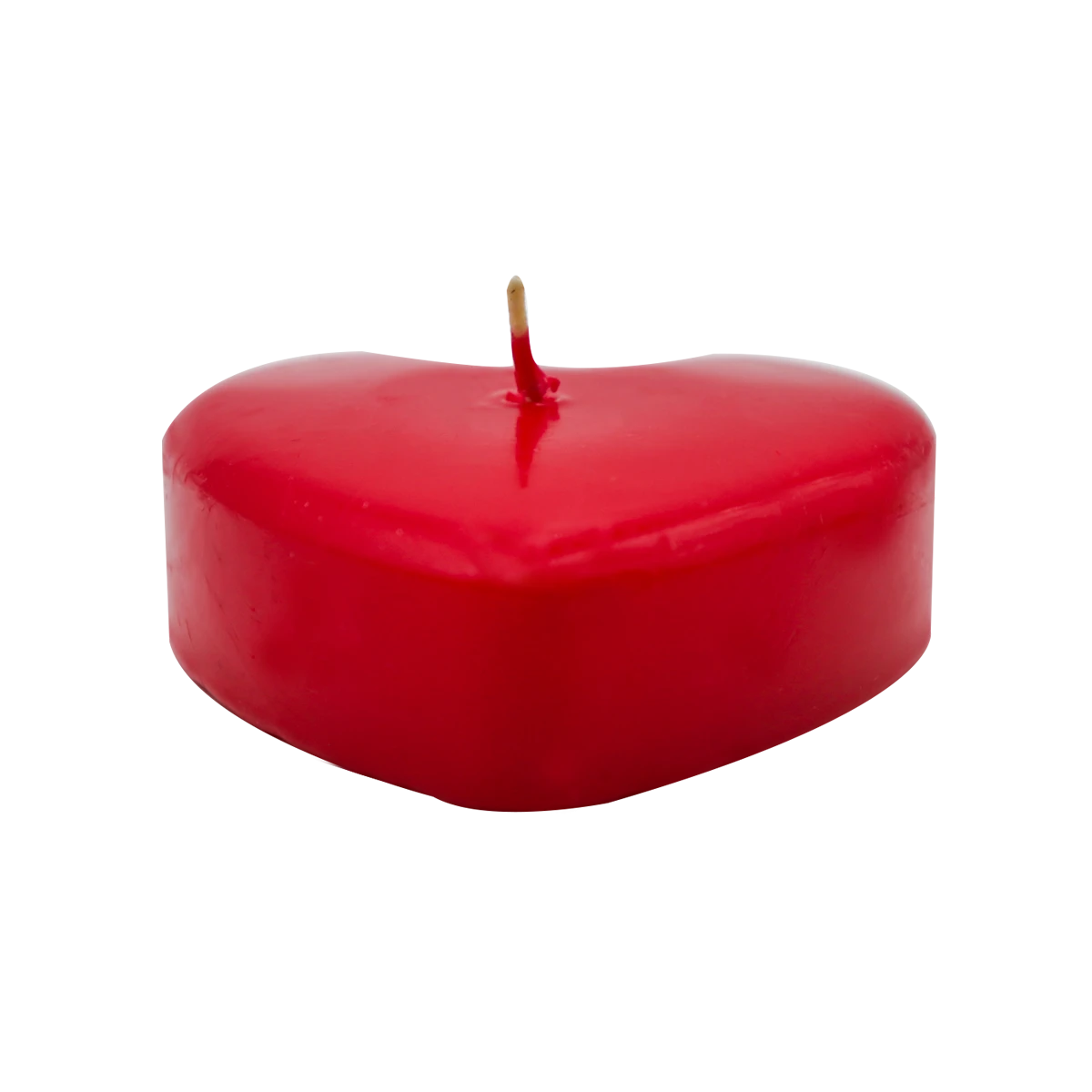 VELA CORAZON FLOTANTE ROJO 9X1.5CMS