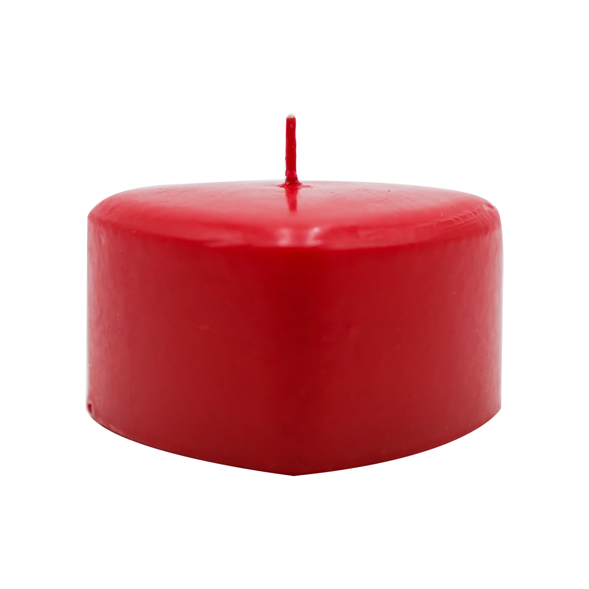 VELA CORAZON CHICA 5CMS ROJO