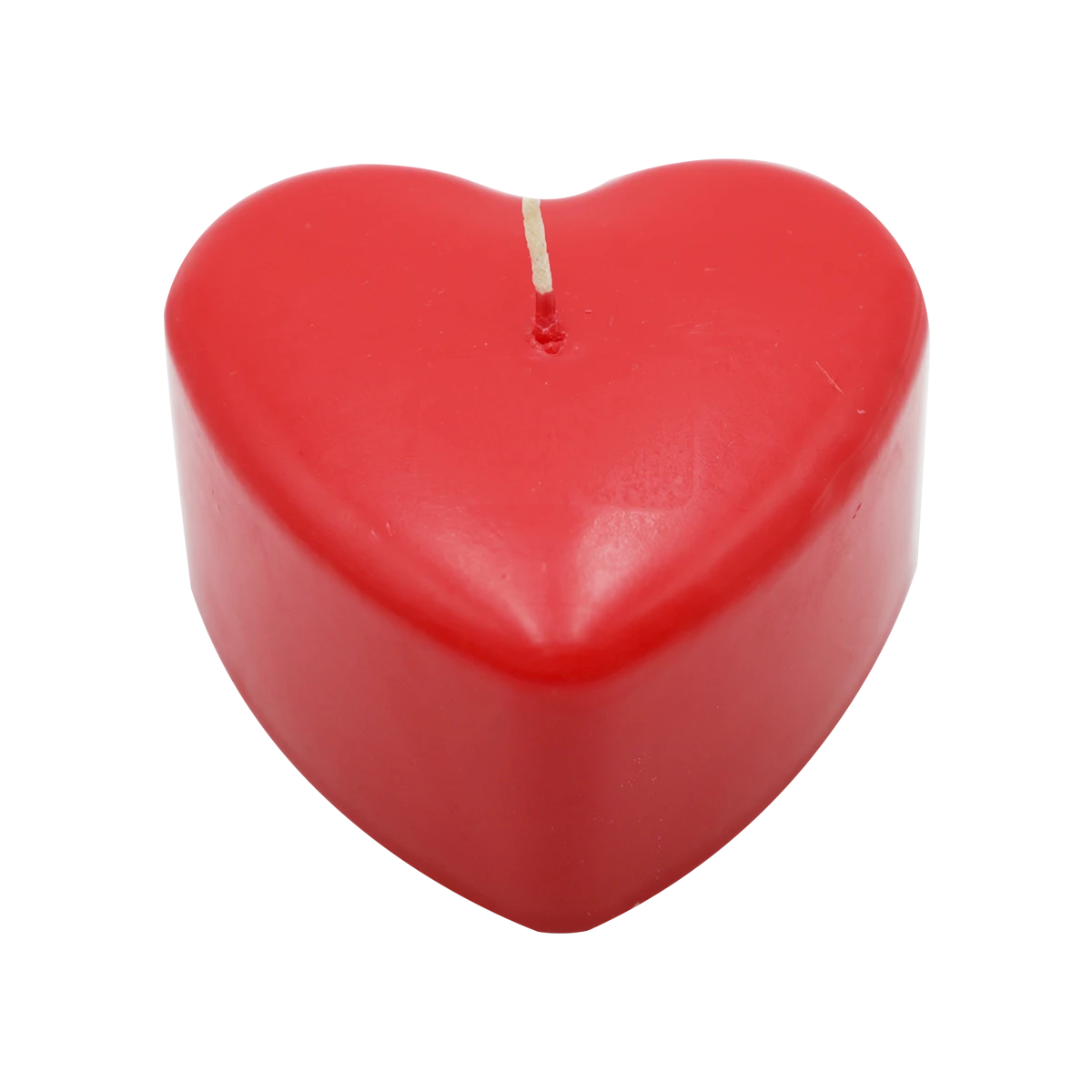 VELA CORAZON CHICA 5CMS ROJO