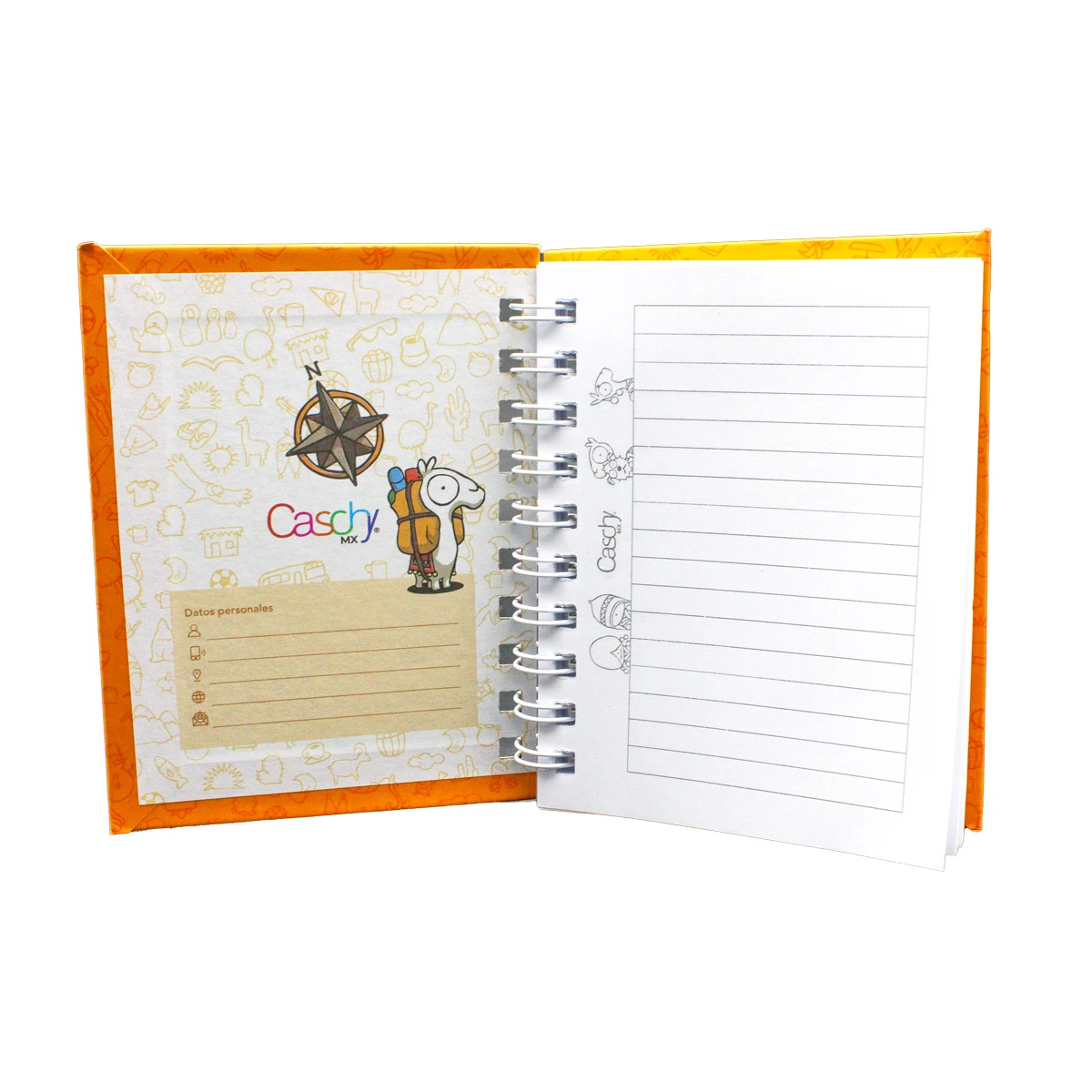 CUADERNO POCKET 100HJS TAPA DURA VIAJANDO RAYA