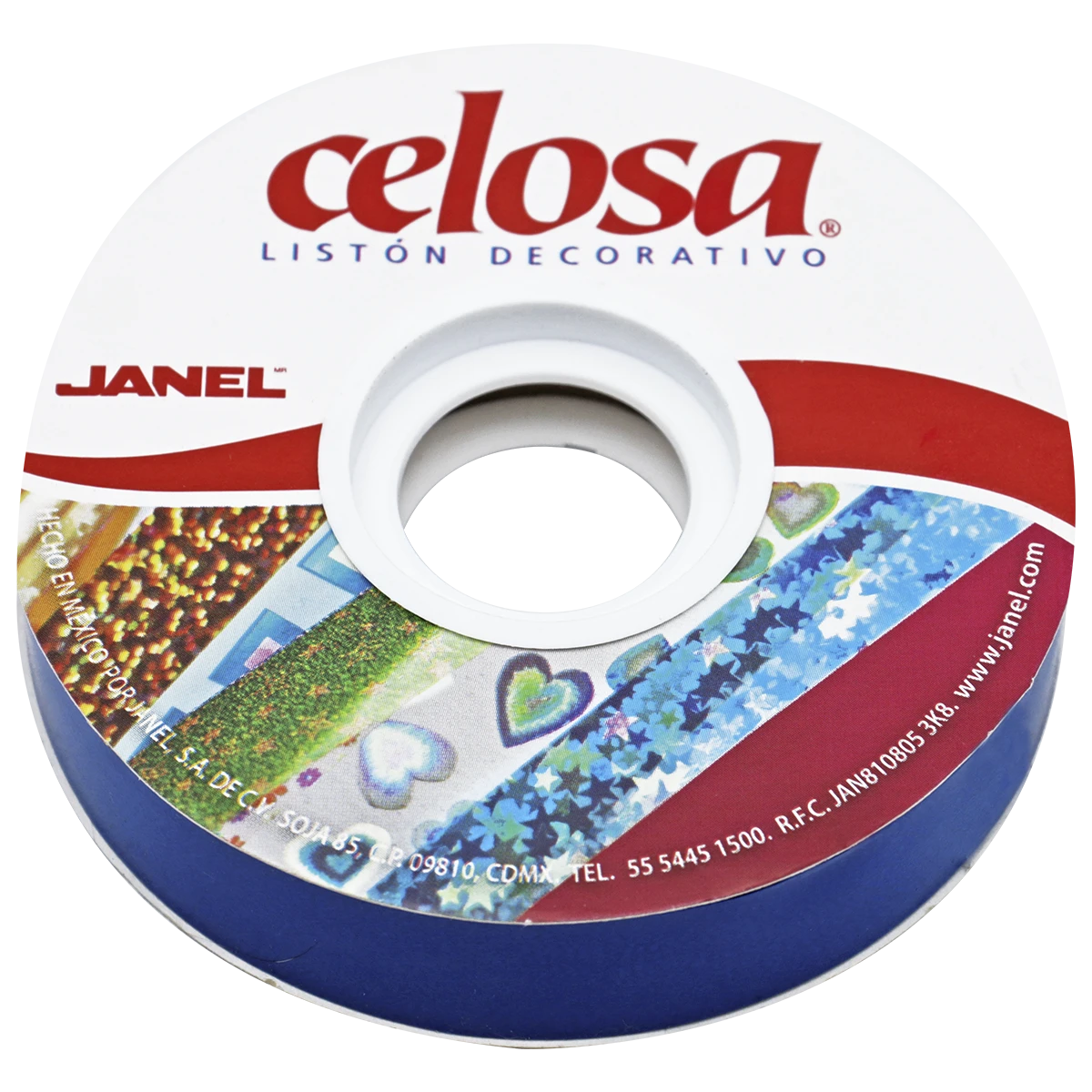 LISTON CELOSA 019 LISO NO. 5 08 AZUL REY