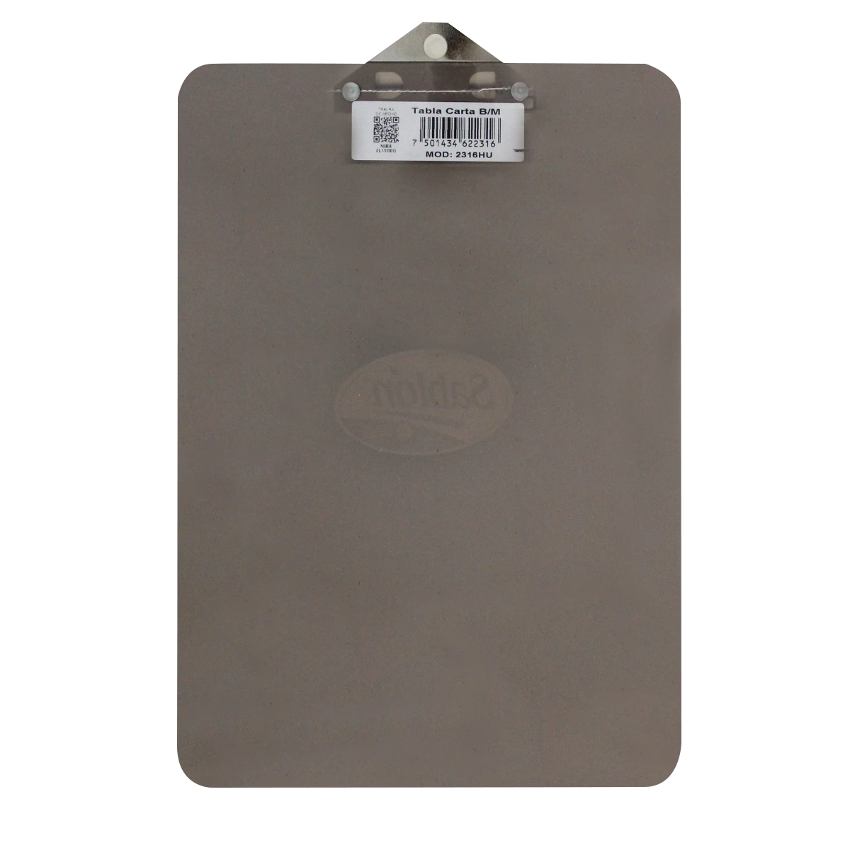 TABLA AGARRAPAPEL CARTA BROCHE 2316 HUMO