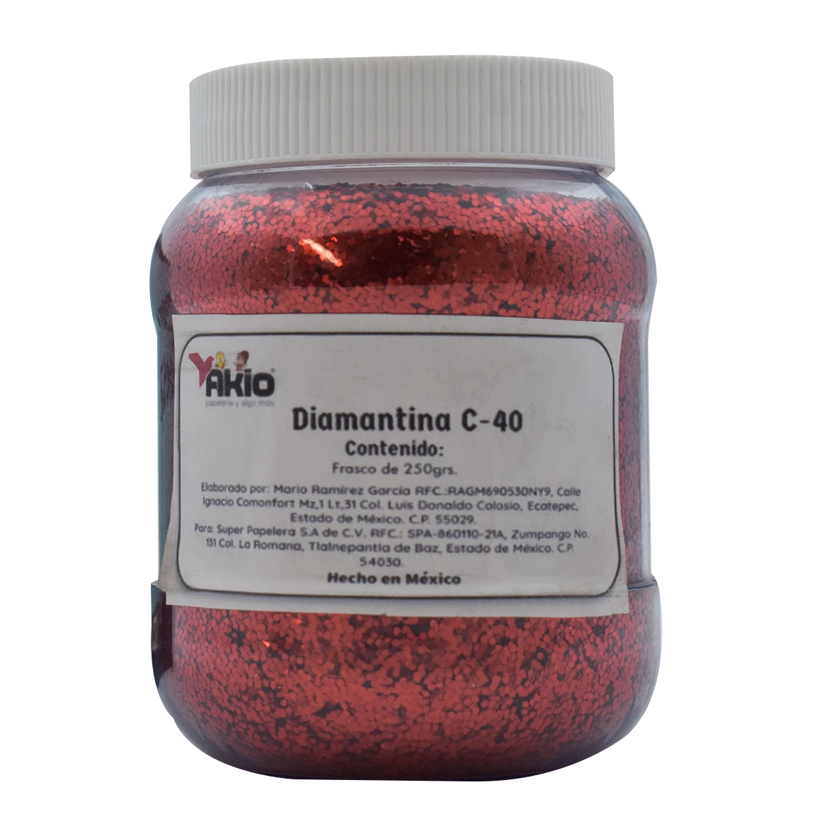 DIAMANTINA 250GRS ROJO