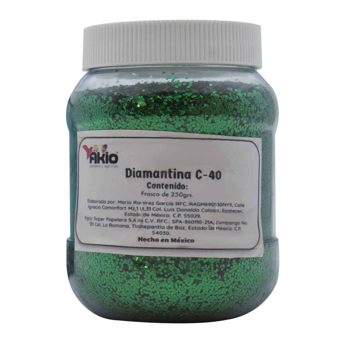 DIAMANTINA 250GRS VERDE BANDERA