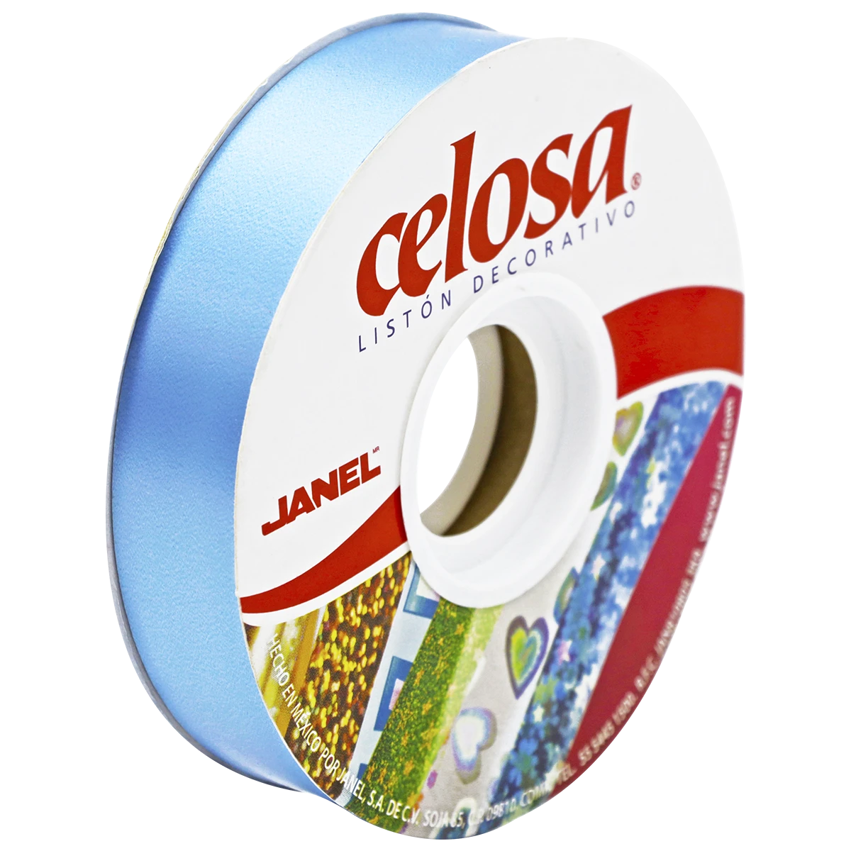 LISTON CELOSA 019 LISO NO. 5 AZUL CIELO