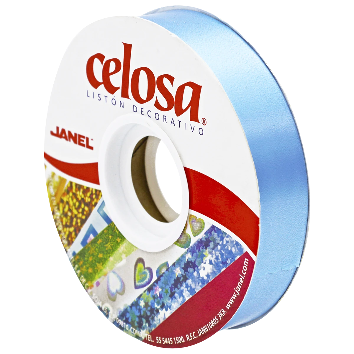 LISTON CELOSA 019 LISO NO. 5 AZUL CIELO