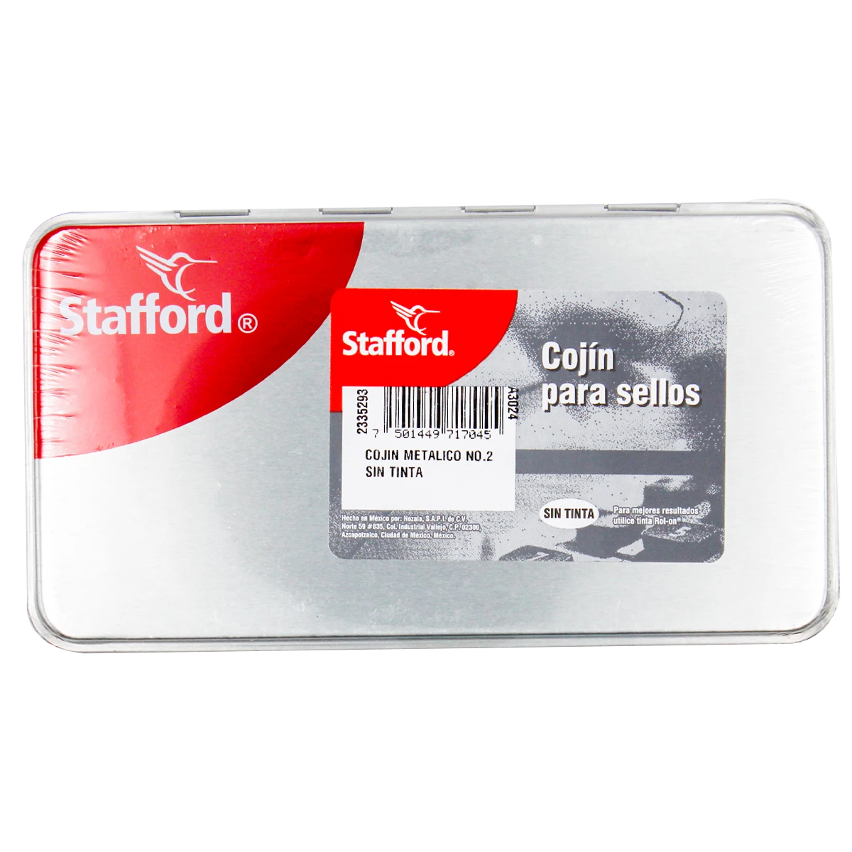 COJIN METALICO STAFFORD NO. 2 NATURAL