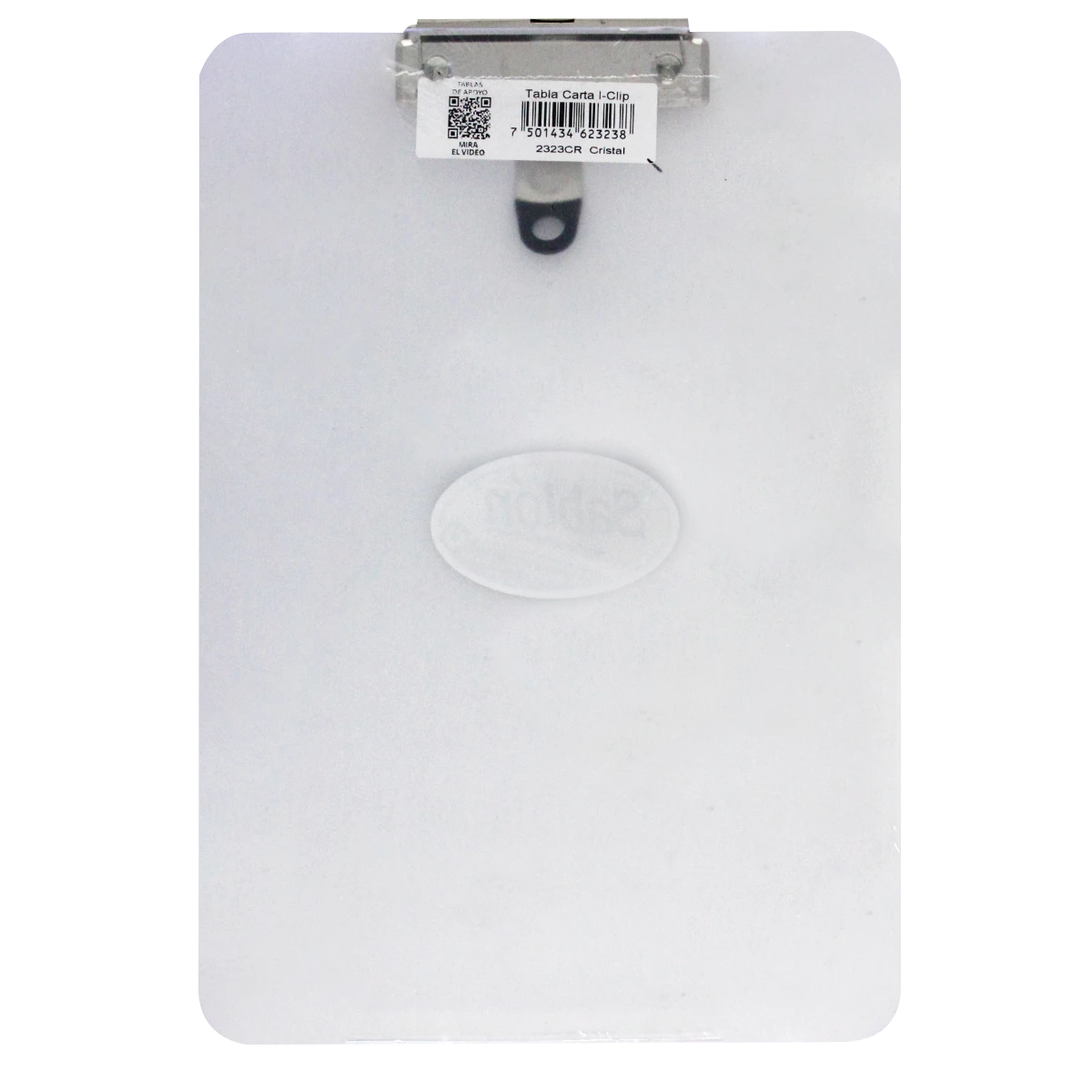 TABLA AGARRAPAPEL CARTA CON CLIP 2323 CRISTAL