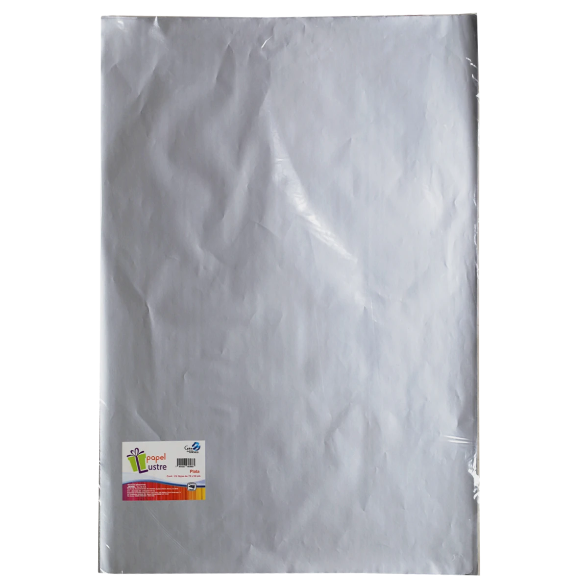 PAPEL LUSTRE GALAS C/25 PLATA