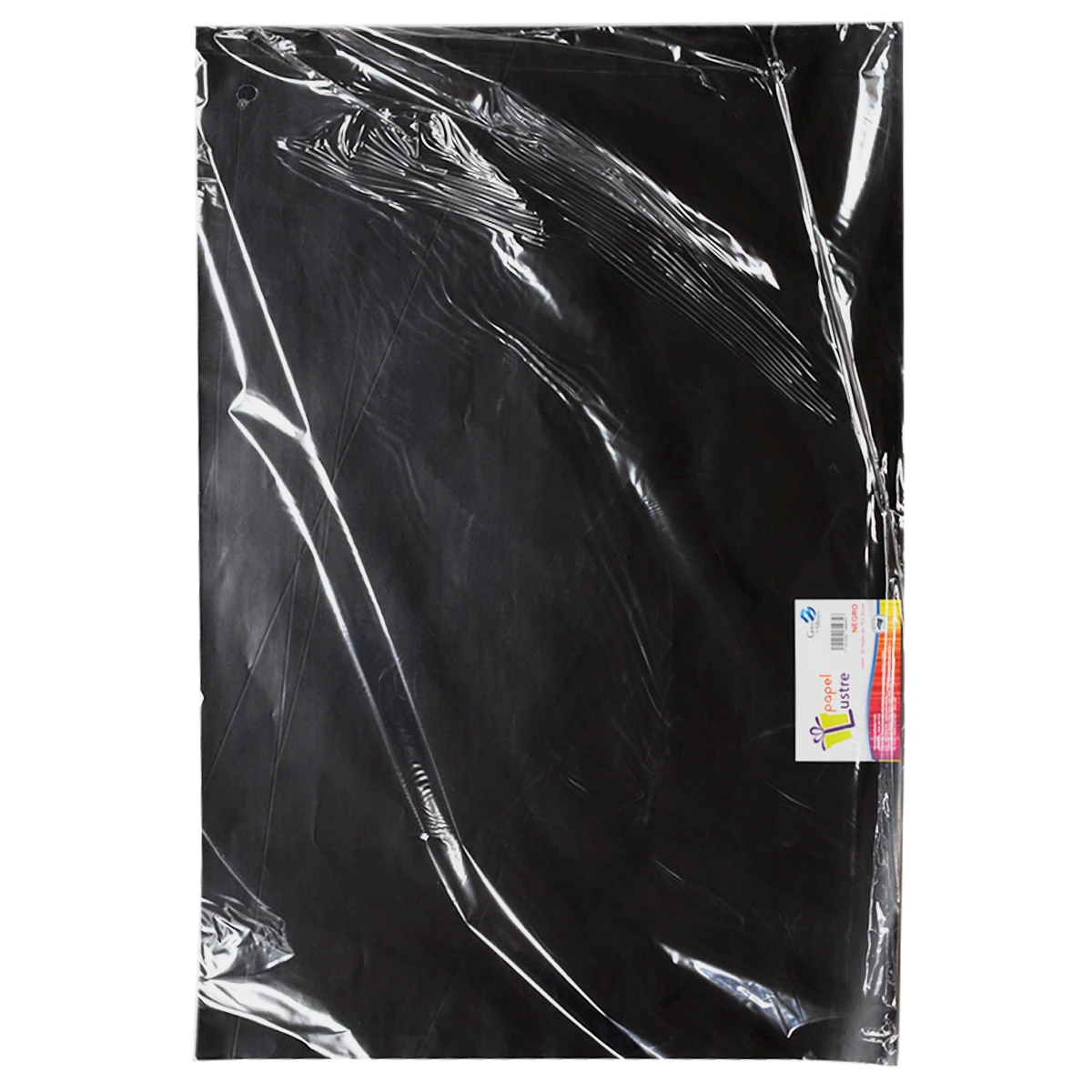 PAPEL LUSTRE GALAS C/25 NEGRO