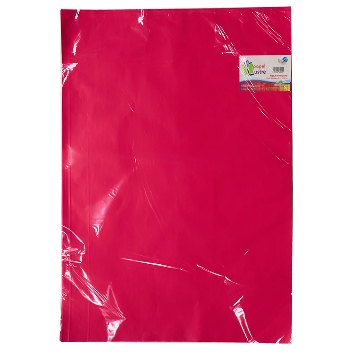 PAPEL LUSTRE GALAS C/25 ROSA MEXICANO
