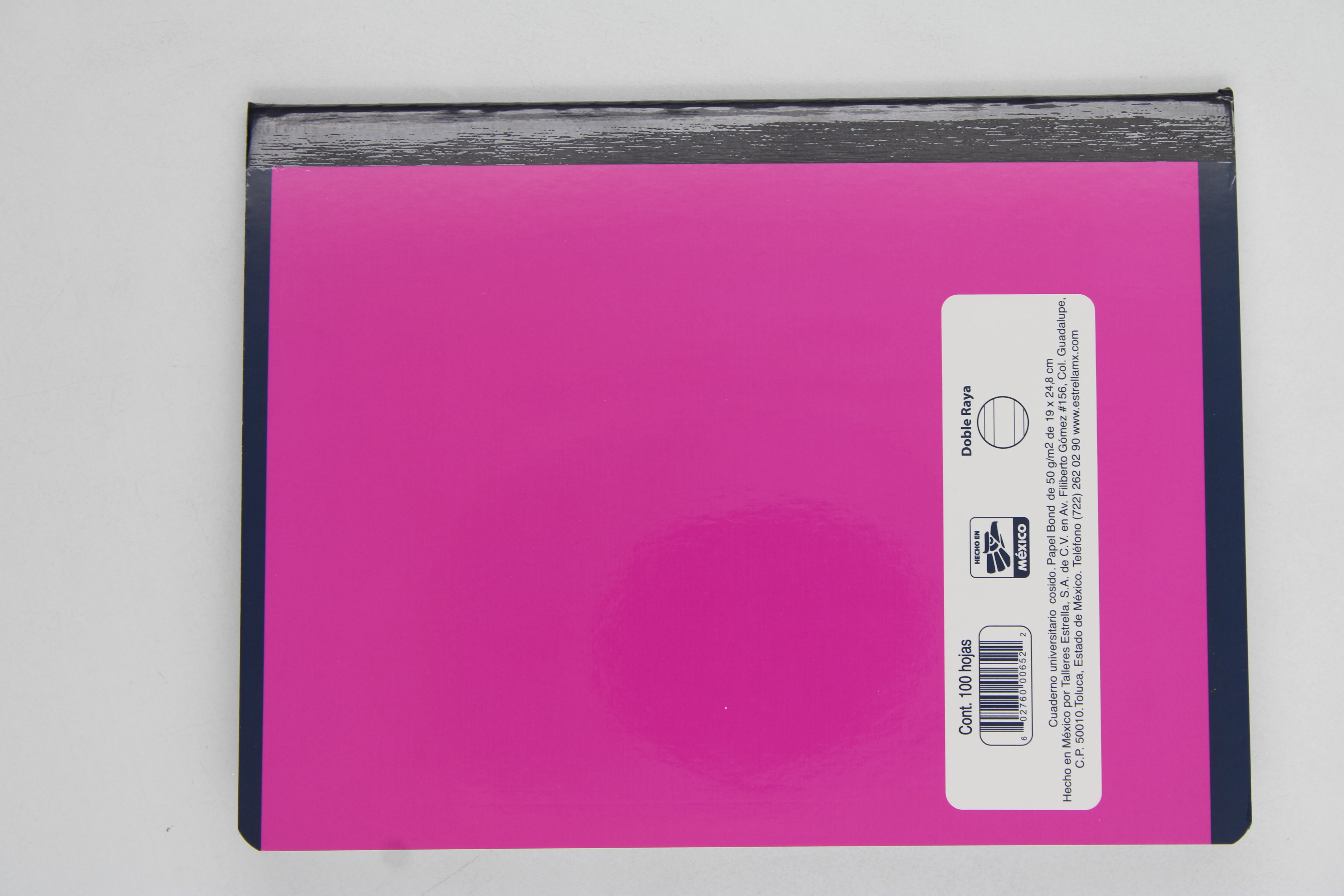 CUADERNO COLLEGE UNIVERSITARIO 100HJS DOBLE RAYA