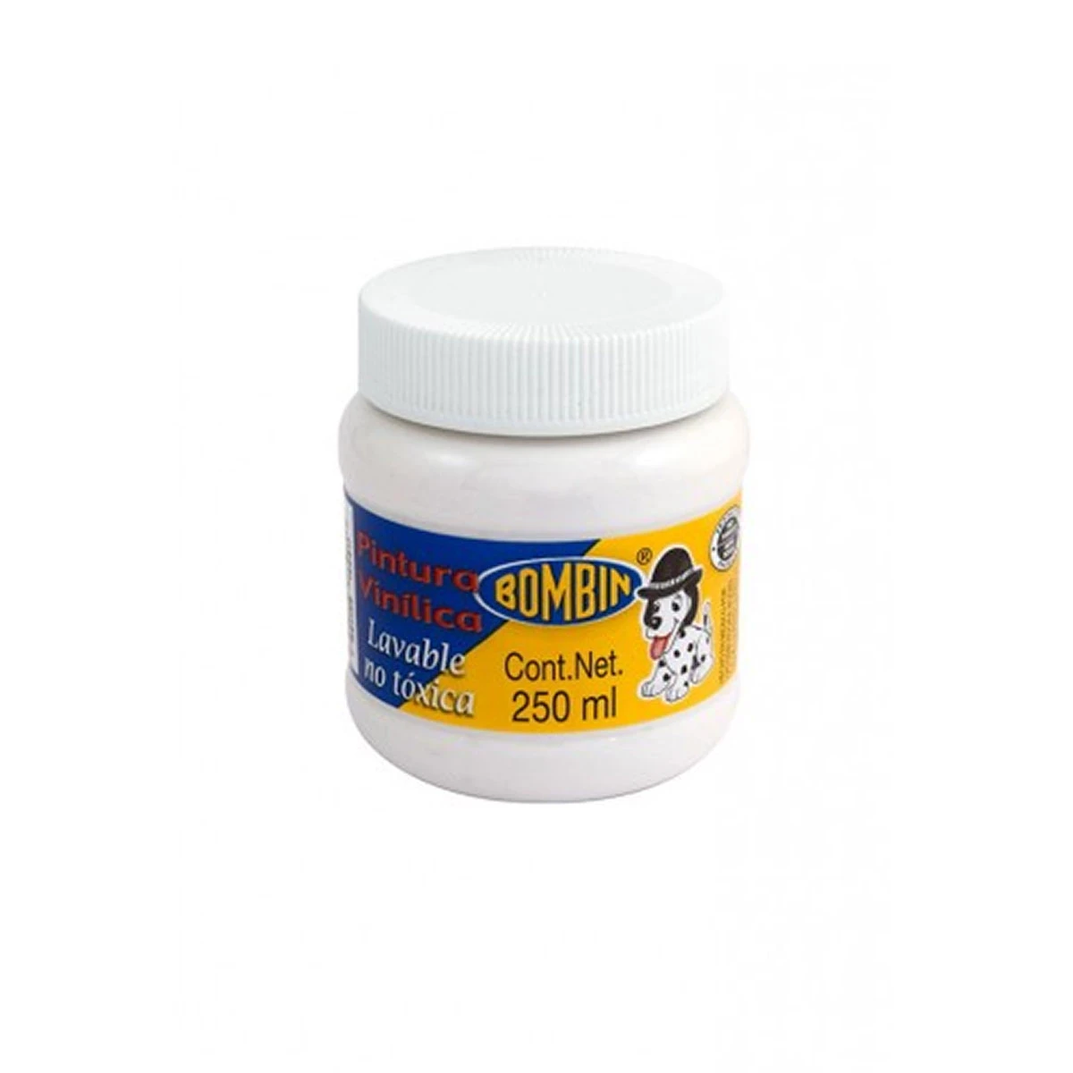 PINTURA VINILICA BOMBIN 250ML BLANCA