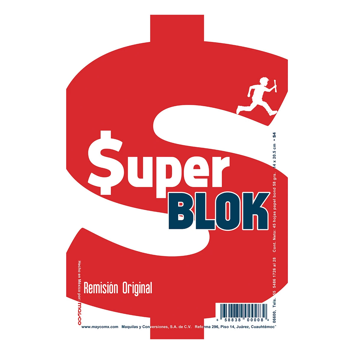 BLOCK SUPER ESQUELA ORIGINAL 45HJS S4