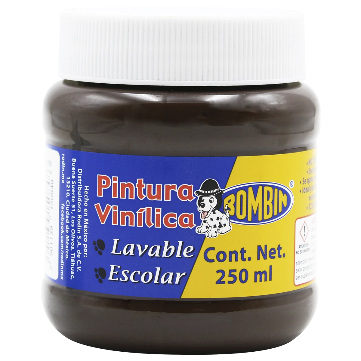 PINTURA VINILICA BOMBIN 250ML 50848 CAFE