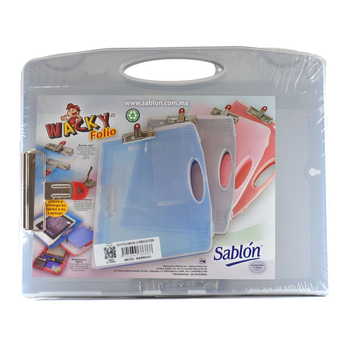 PORTADOCUMENTOS C/BROCHE 8686 HUMO