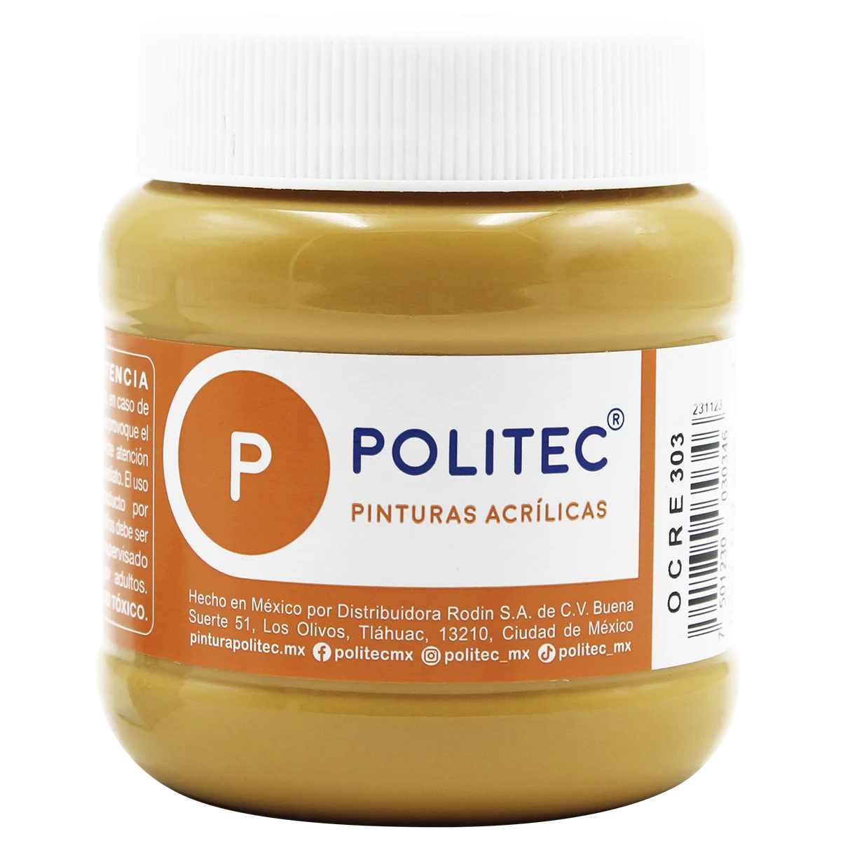 PINTURA ACRILICA MATE 250ML 303 OCRE