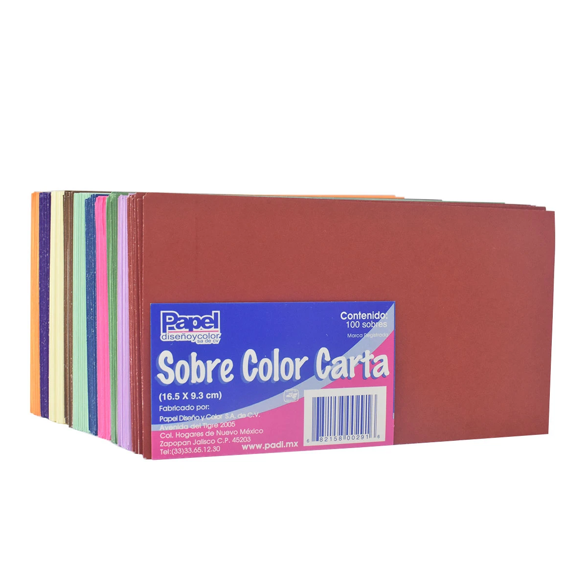 SOBRE COLOR CARTA 291
