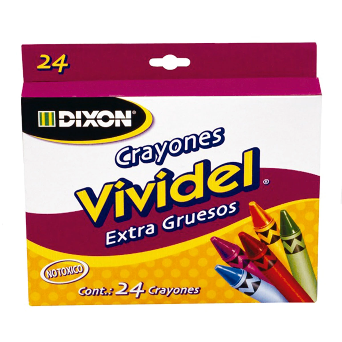 CRAYON EXTRA GRUESO REDONDO C/24 2019