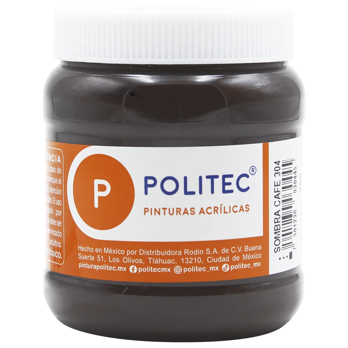PINTURA ACRILICA MATE 250ML 304 SOMBRA CAFE