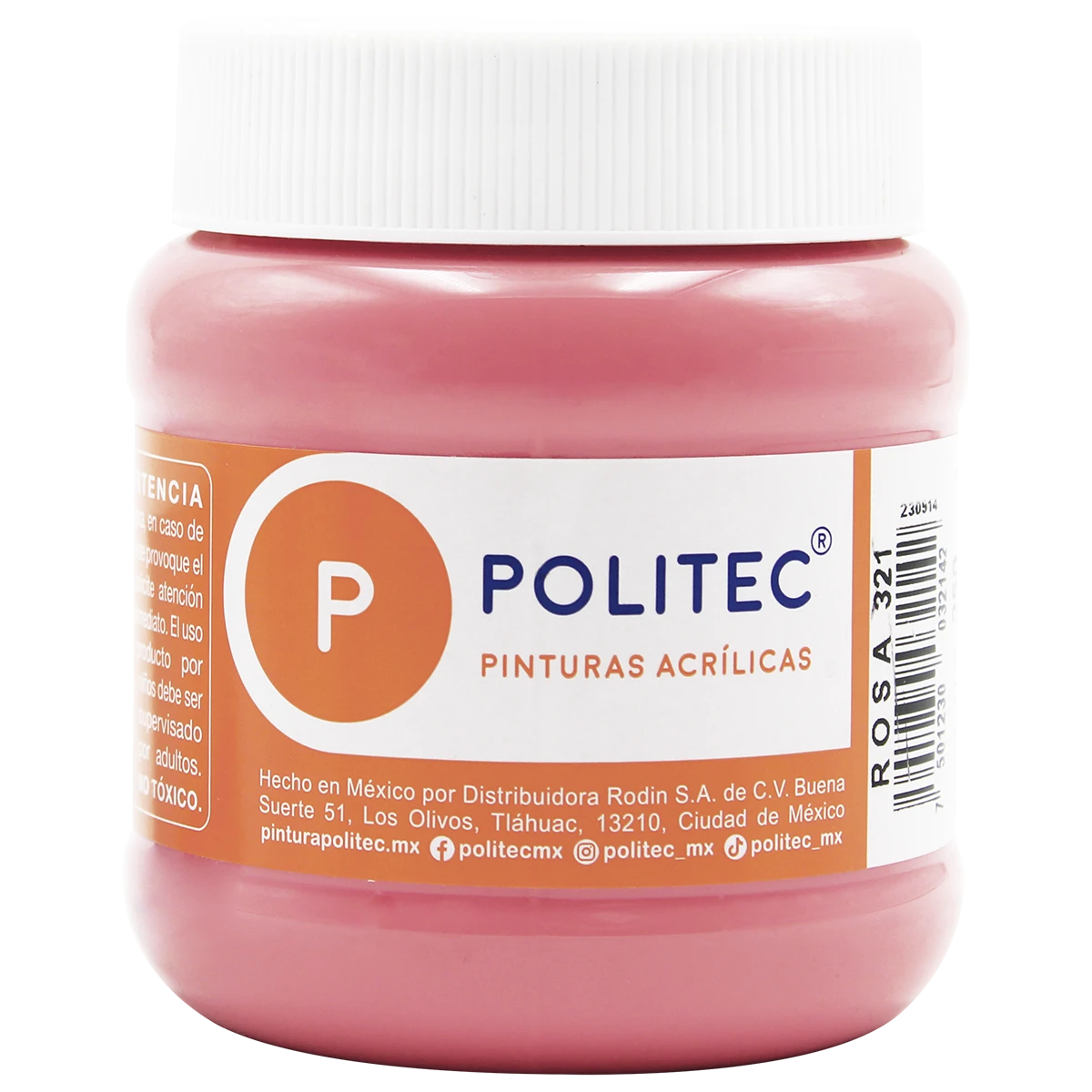 PINTURA ACRILICA MATE 250ML 321 ROSA