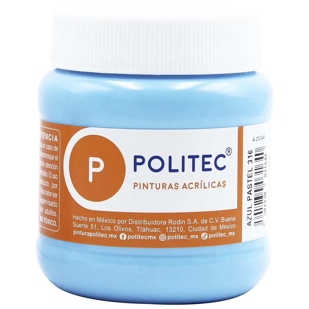 PINTURA ACRILICA MATE 250ML 316 AZUL PASTEL