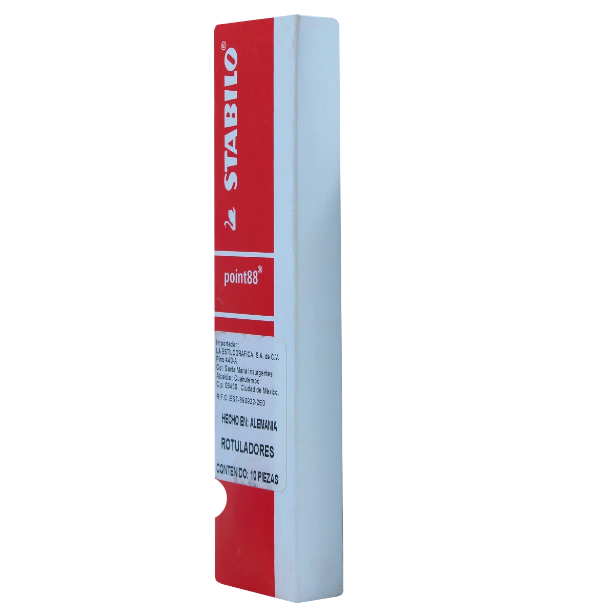 ROTULADOR POINT 88/040 C/10 NEON ROJO