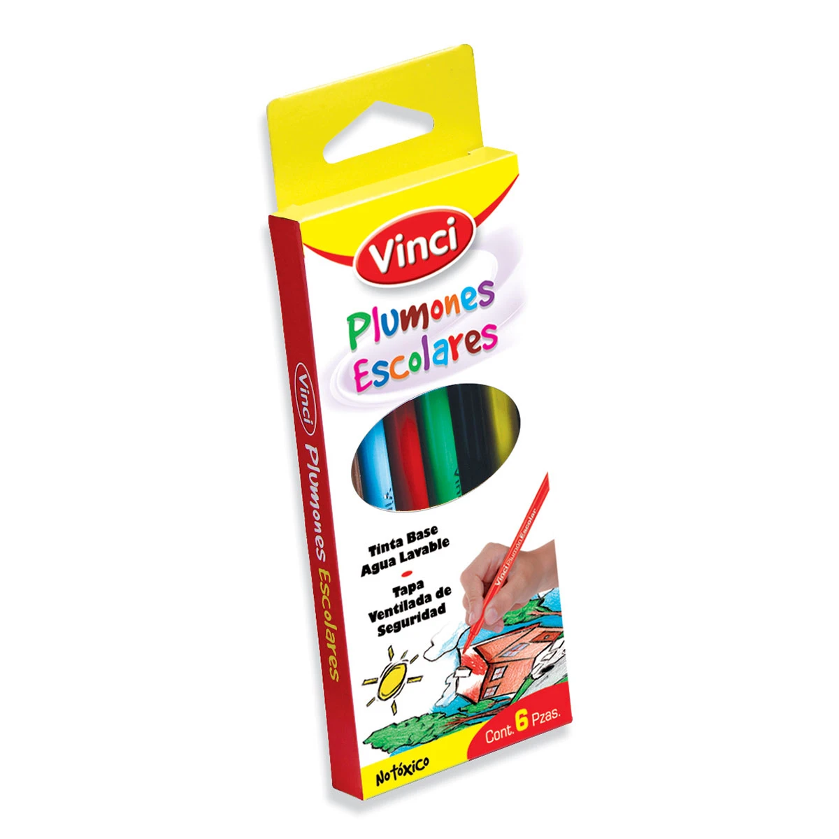 PLUMON ESCOLAR VINCI C/6   48356