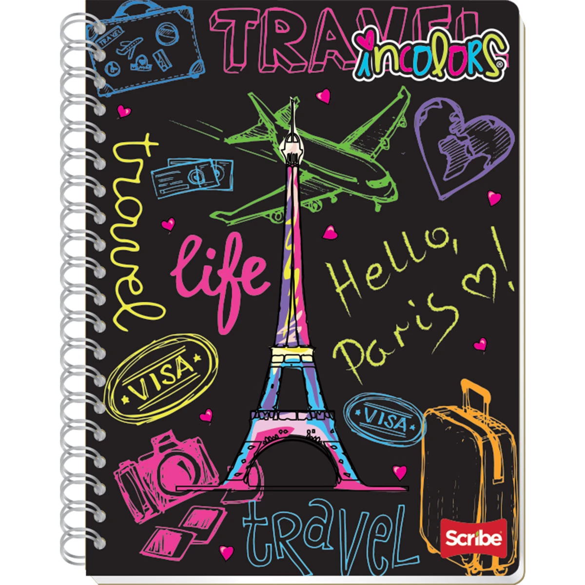 CUADERNO PROFESIONAL 100HJ IN COLORS RAYA